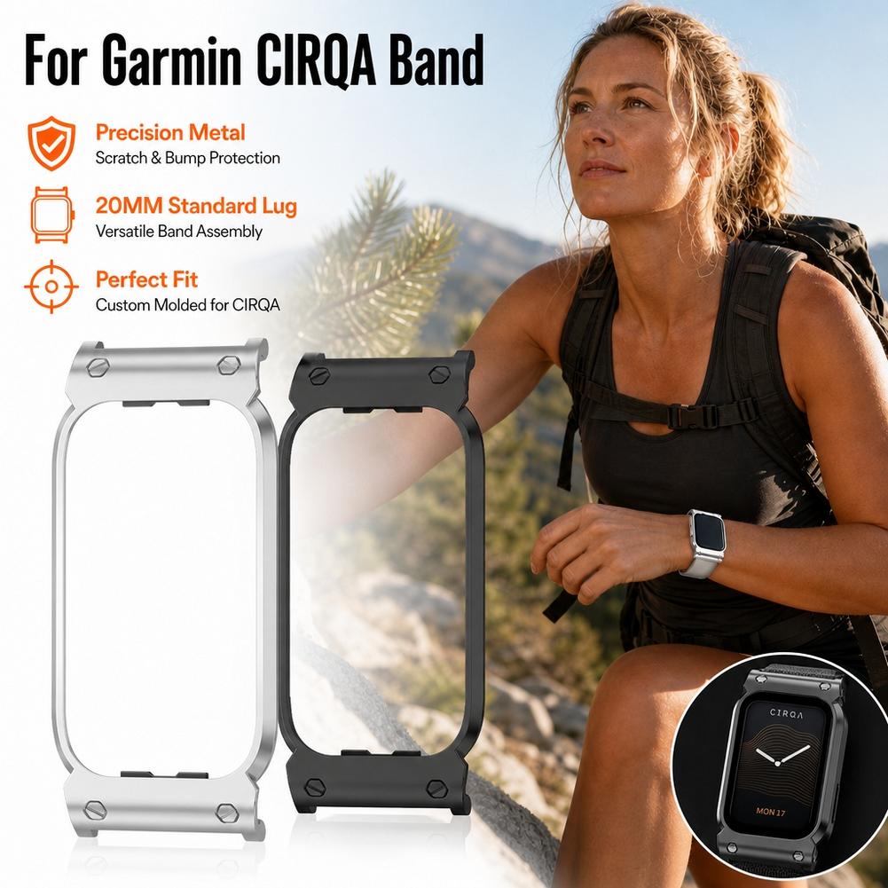 Metal Bumper Aluminum Frame Case - Metal Bumper Case for Garmin CIRQA