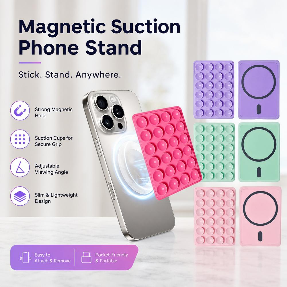 Phone Cases - Silicone 24 Suction Phone Holder Multifunctional