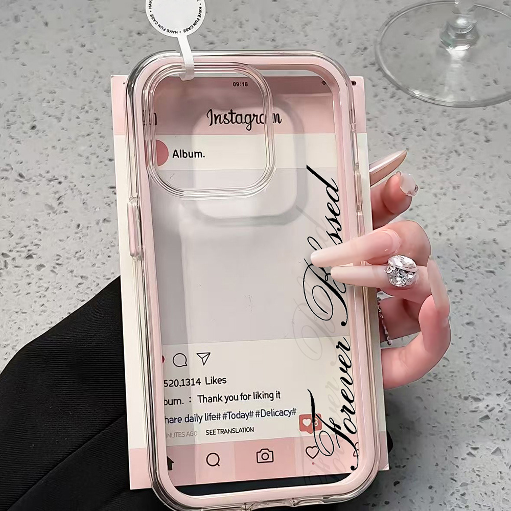 Forever Blessed Simple Clear P - Clear Shockproof Bumper Case 评论和价格