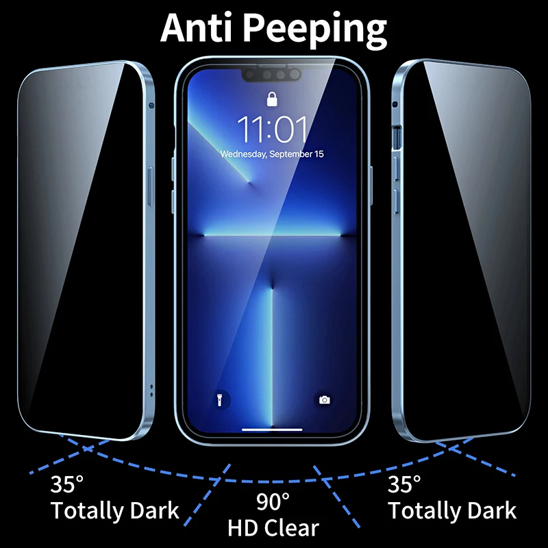 For IPhone Air Privacy Anti sp - Anti Spy Privacy Glass Case 评论和价格