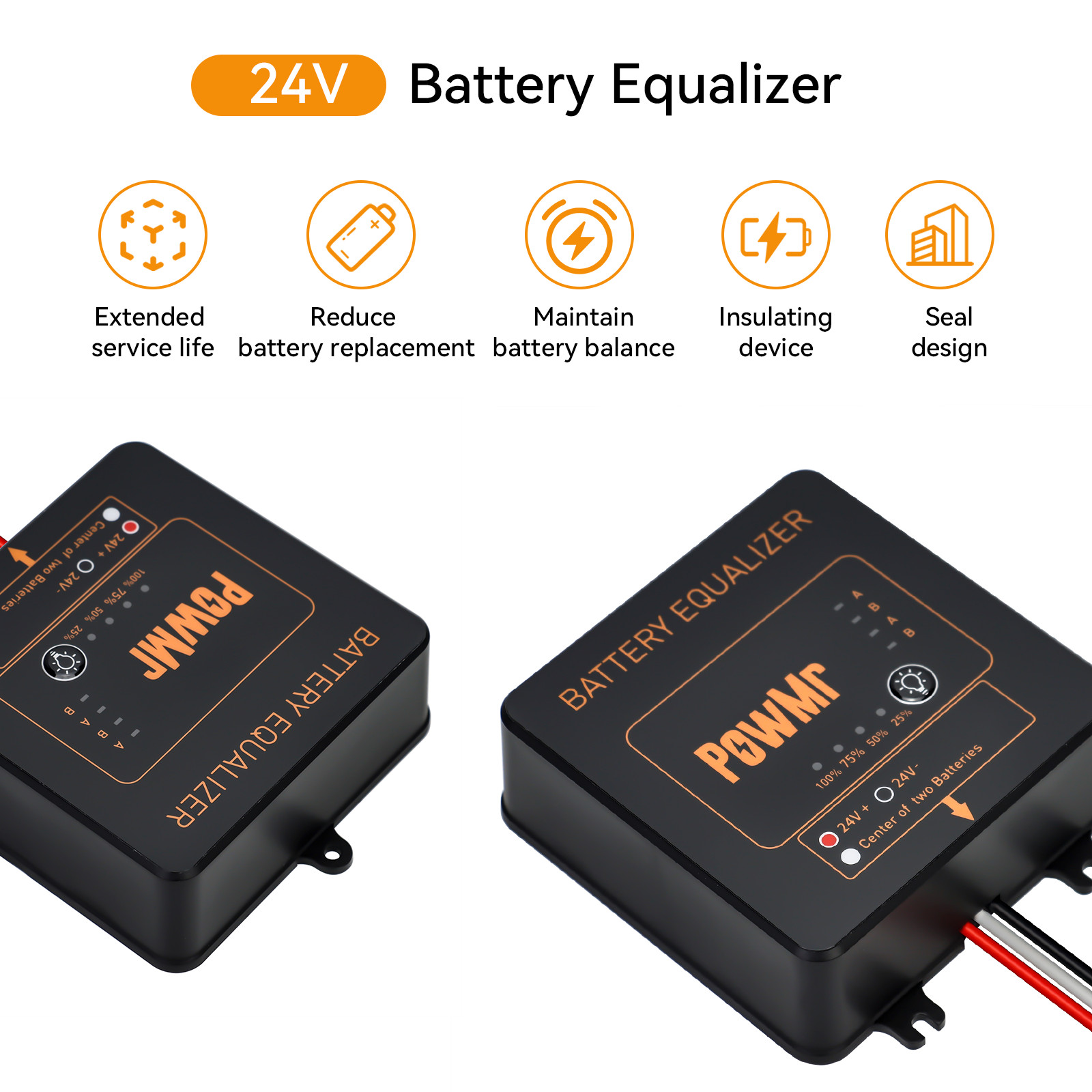 PowMr BE24 Battery Equalizer 2 - Power Banks 评论和价格