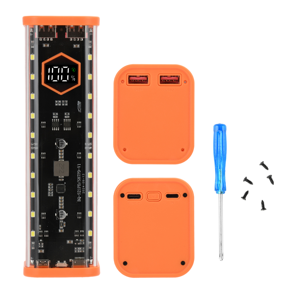 8*21700 Battery Case 22.5W Fas - Power Banks 评论和价格