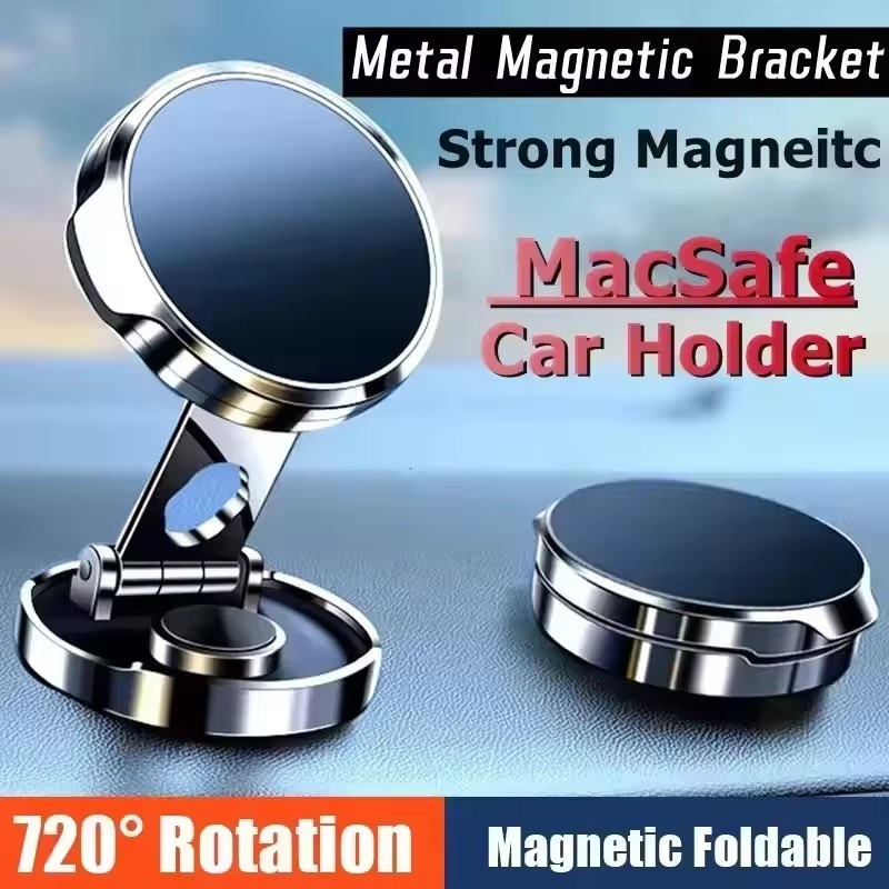 Round Folding Magnetic Car Hol - Phone Stands 评论和价格