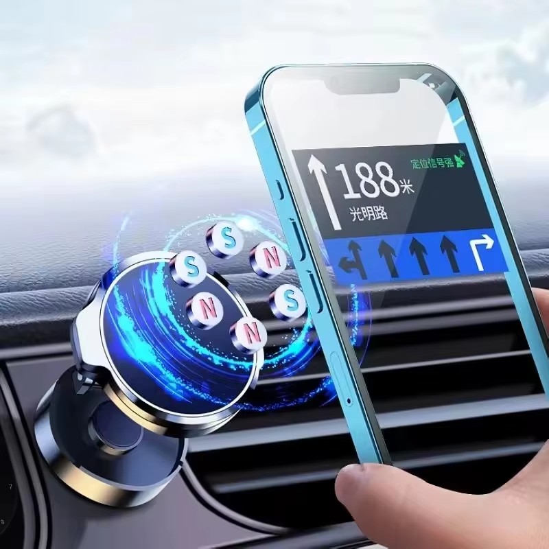 Round Folding Magnetic Car Hol - Phone Stands 评论和价格