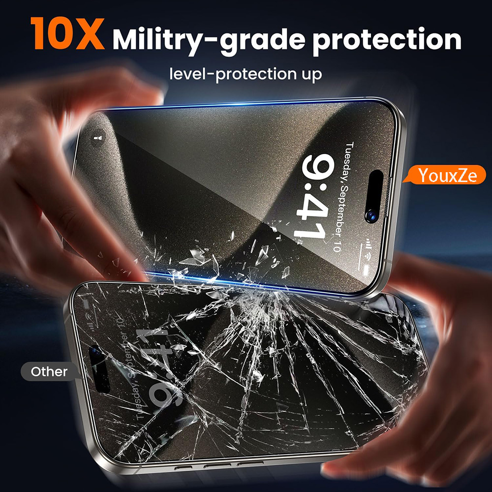 4Pcs Anti Spy Tempered Glass F - Anti Spy Privacy Glass Case 评论和价格